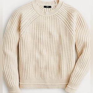 J. Crew Chunky Ribbed Knit Crewneck Sweater